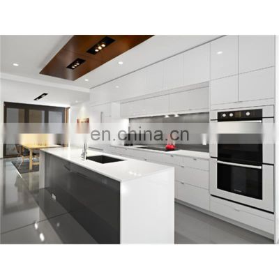 PA white custom high gloss designs kitchen cupboard