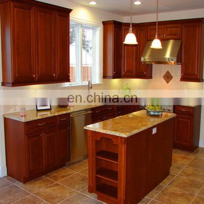 Classic custom shaker top kitchen wood cabinet design