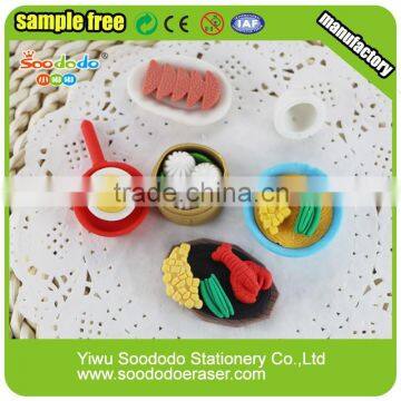 multi colorful vegetables puzzle erasers for kids