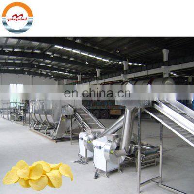 Full automatic potato chip manufacturing machines auto chips process machine good price for sale