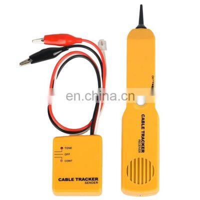 Handheld Telephone Cable Tracker Phone Wire Detector RJ11 Cable Cord Tester Tool Kit with Bag