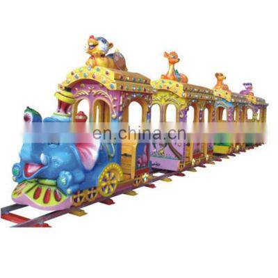 Cute elephant mall large electric passander ride on train set