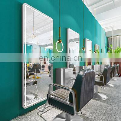 Wall Mounted Backlit LED Lighted Illuminated Feature Large Beauty Hair Salon Mirror photo-4