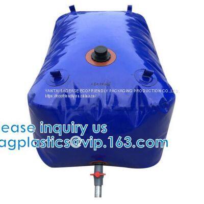 Flexible Pillow Water Tank Collapsible Oil Bladder Plastic Tank, Liquid Storage Tank, Flexible tank, cube, marine