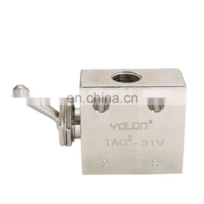 Sample Available Pure Copper Material Manual Pneumatic Button Control Mechanical Valves