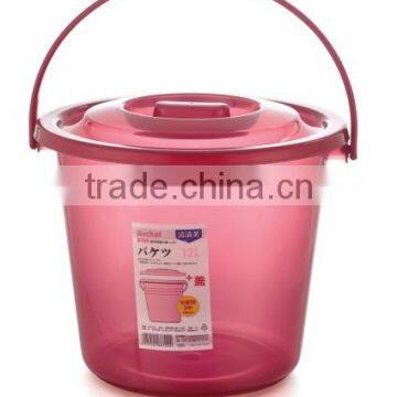 Callia Plastic Bucket With Lid and Handle Colorful photo-5