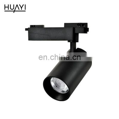 HUAYI High Brightness COB Showroom Indoor Lighting Magnetic 15 20 25 30 35 40 W LED Track Light