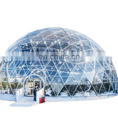 6m Outdoor Waterproof Luxury Hotel PVC Covered Garden Dome Igloo Geodesic Dome House Tent Structures Tents for Sale