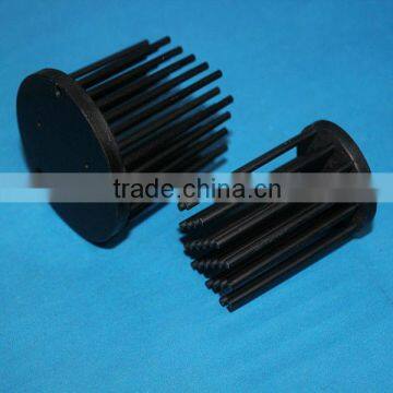 black anodized round heatsink aluminium