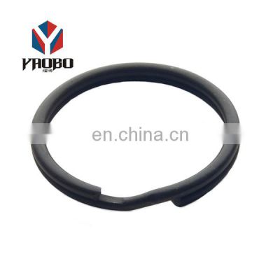 Hot Sell Customize Metal High Quality Key Split Ring Black