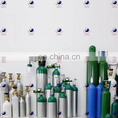 Cylinder Oxygen Regulator Flowmeter and Black Bag HG-IG ME/2.9L Medical Oxygen Aluminum Aluminum 6061,aluminium High 2.9liters