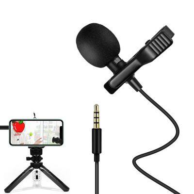 Portable All-round Harvest Easy Lapel Clip On System Mic Lavalier Microphone for Android Phone, Recording, Live Proadcast photo-2