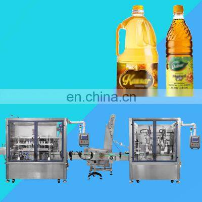 Automatic Edible Oil Bottle Filling Packing Machine For Olive Oil Filling Machine Cooking Oil Bottle Filling Capping Machine