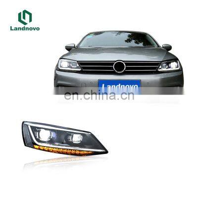 Landnovo Upgrade Car LED Headlight For VW Sagitar 2012-2018 LED Headlamp