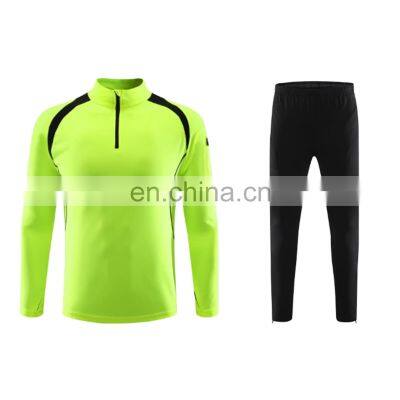 Wholesale high quality football soccer uniforms for men soccer practice training sets OEM ODM