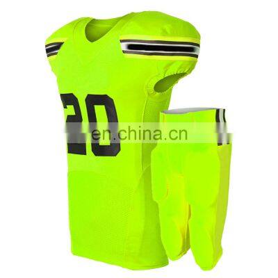 New Model Football Jersey Cheap Youth Custom American Football Uniform Jersey Custom Soccer Jersey