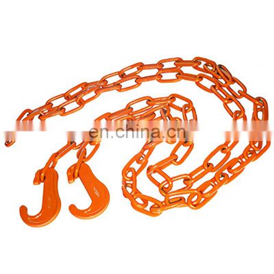 Oem G70 Or G80 Lifting Lashing Chain Alloy Steel Galvanized Plating Link Slings Chain