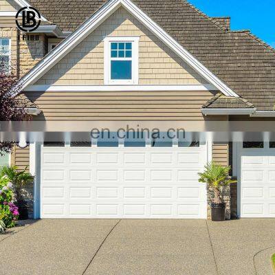 Foamed Sectional Garage Door With Plastic PVC Window Inserts