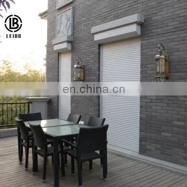 Aluminum Automatic Grill Shutter Industrial Roll Up Hard Panel High Speed Door photo-3