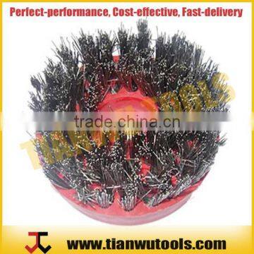 12" (300mm) Round Antique Wire Brush for Natural Stone and Engineered Stone