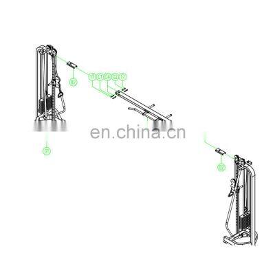 Hot Selling Good Quality Latest Design Powerline Cable Crossover Fitness Equipment Exercise Machine for Gym photo-2