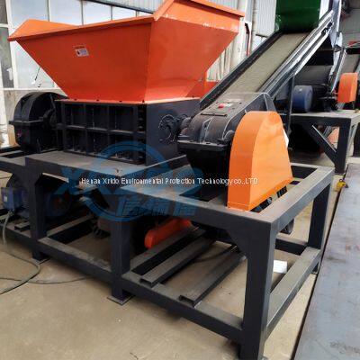 Automatic waste shredder Hot selling plastic shredder double shaft shredder for scrap metal wood plastic rubber