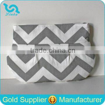 Custom Best Bridesmaid Gift Bridesmaid Chevron Clutch Zig Zag Print Clutch Purse