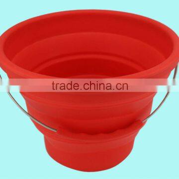 2016 Promotional Ideal Foldable Rubber Bucket