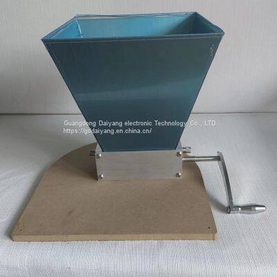 666 Semicircular Wooden Base, Manual Stainless Steel Double-roller Grain Malt Grinder, Specially for Home Brewing photo-4