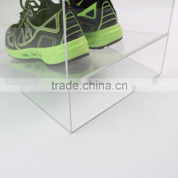 Clear Acrylic Glass Shoe Display Case, Acrylic Shoe Display Box photo-4