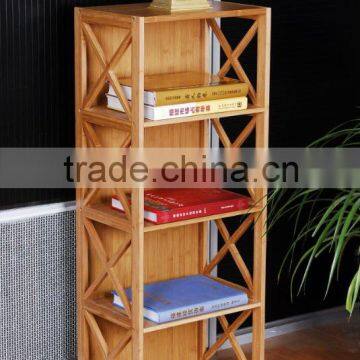 Bamboo Movable Book Shelf(Manufacturer)