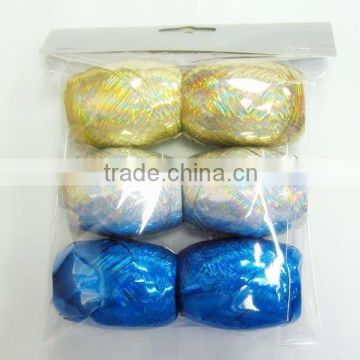 Fashional Holographic RIBBON egg, Ribbon bow rolls for wrapping gift/present and decorative party