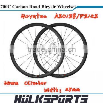 chinese carbon road bike wheels Toray T700 super light carbon wheels 700C full carbon road bicycle wheelset