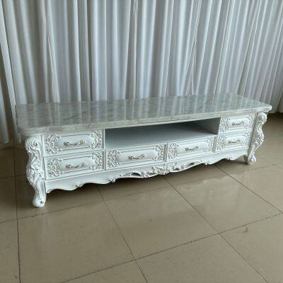 European style coffee table TV cabinet