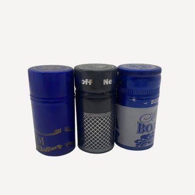 Hot Stamping Cover Wine Bottle Lids Alcohol Whiskey Vodka Aluminum Screw Cap