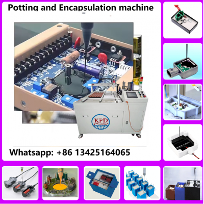 LED Beacons / Navigation / Safety lights potting and encapsulation machine with two parts epoxy potting compound