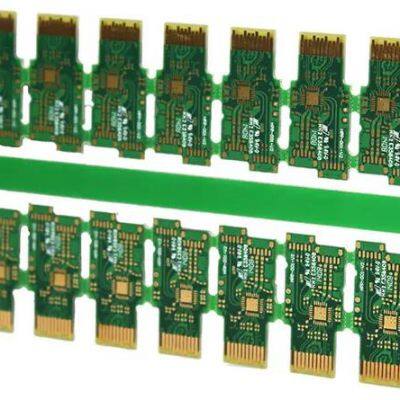 8 Layers, 2nd Order HDI High-frequency Mixed Voltage Buried Resistance PCB,8-layer 2nd Order Optical Module Embedded Gold Finger PCB photo-2