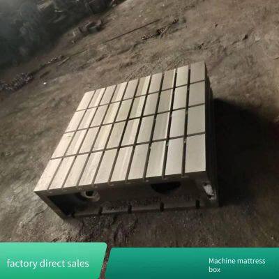 cast iron square box, inspection, measurement and marking t-slot auxiliary heightened square cylinder pad box for cnc machine tools