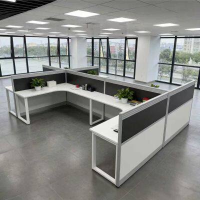 Modern Office Furniture Workstation Desk Modular Cubicle Table for Open Office
