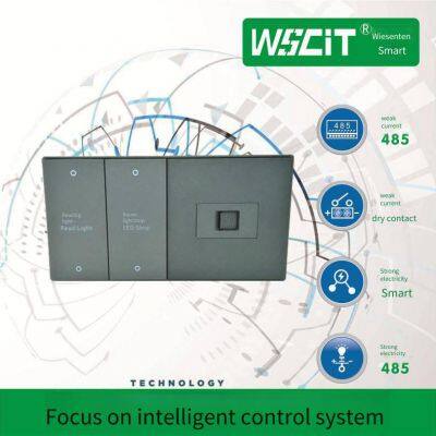 Factory Direct Sales of High - Voltage 485 Panel Large - Board Switches. Custom - Made Rs485 Touch - Sensitive Intelligent Wall Switches for Hotels