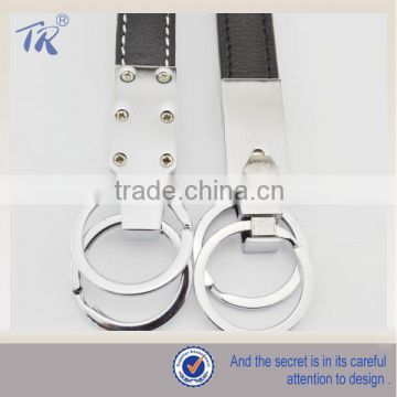 Direct Factory Manufacture Cheap Wholesale Metal Leather Key Rings