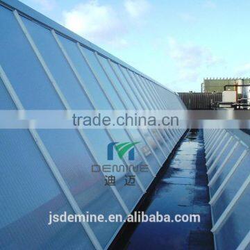 Frosted polycarbonate sheet for indoor partition wall