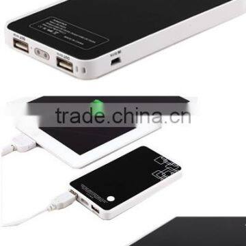 Portable 6000mah usb power bank mini solar charger