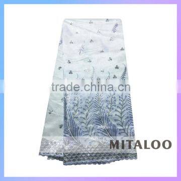 Mitaloo MGP0044 Nice Dress Wedding Party Dress White Color George Lace For African Women