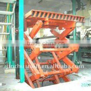 stationary scissor hoist