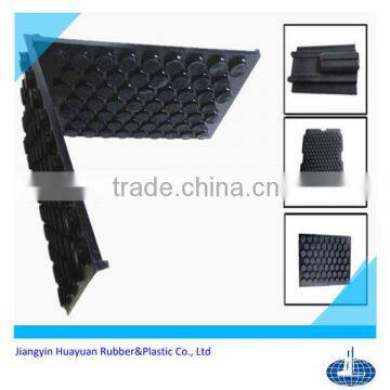 high performance solid (EPDM,silicone,NR,NBR and recycled rubber) profile anti vibration pad