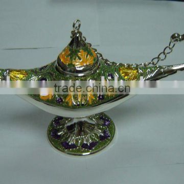 fashion colored silver metal alladin crafts