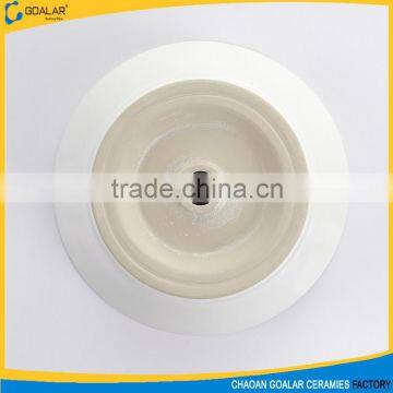Space Saving Bathroom Small Mini Round Ceramic Wash Basin GA-4011 photo-4