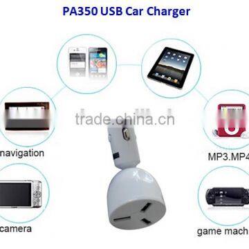 CE and FCC Certified Multi-function 3 Port USB Car Charger Adaptor photo-5
