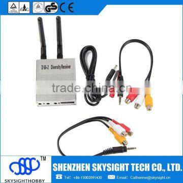 D58-2 5.8Ghz 32CH Wireless AV FPV Diversity Receiver can connect with work with night vision fpv camera